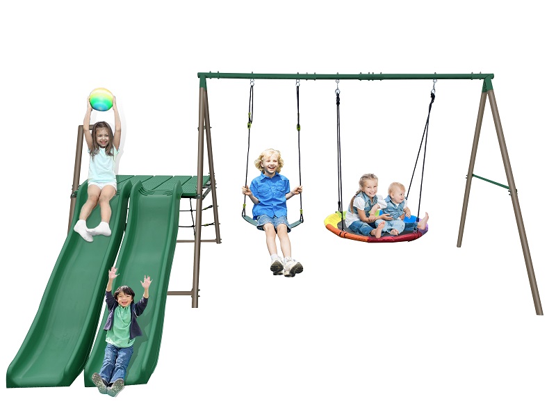 swing with double slide